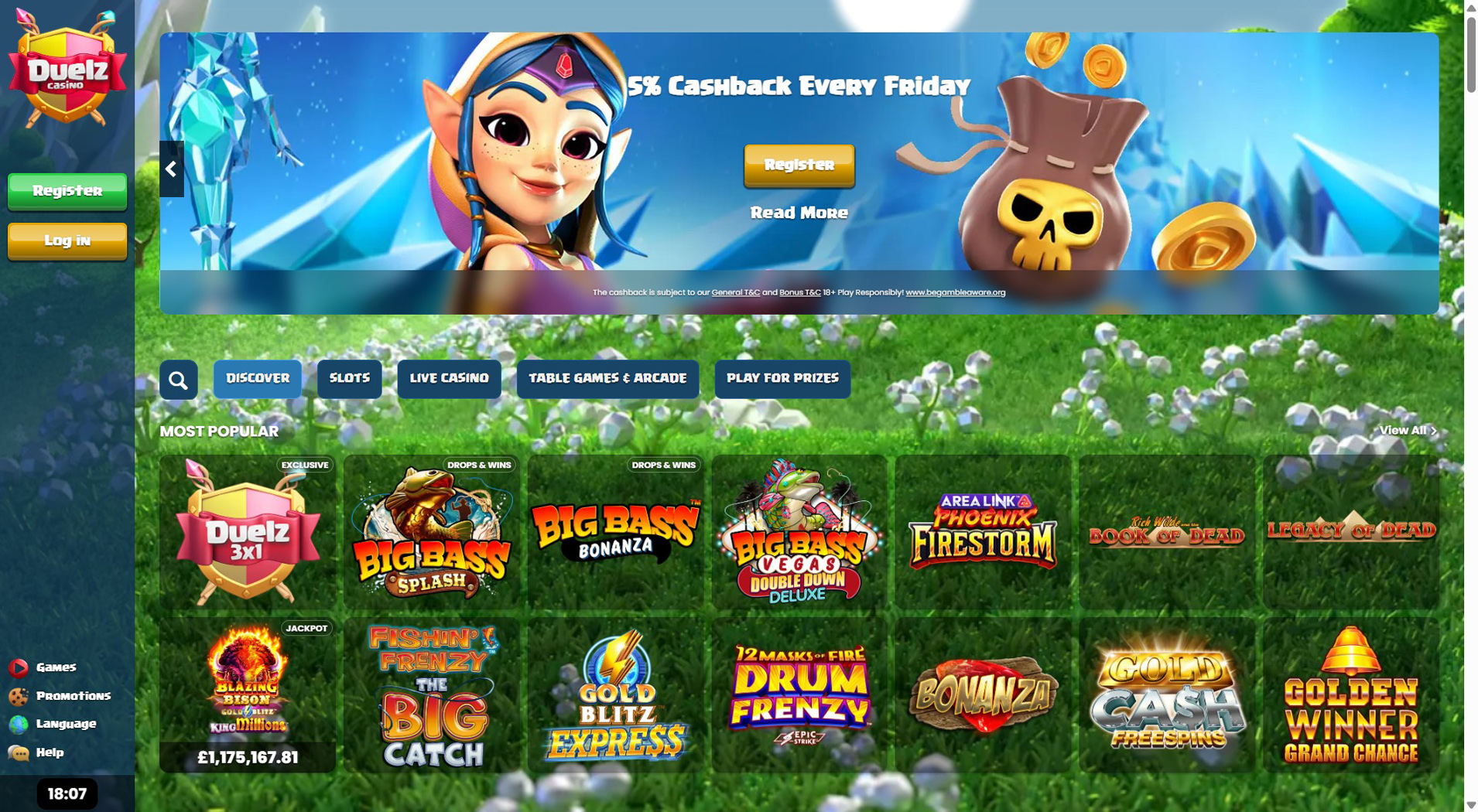 7. Duelz Casino - Balanced MuchBetter Casino Offer