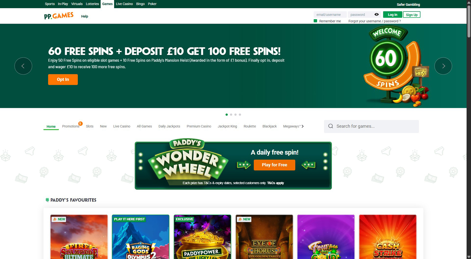 4. Paddy Power Games - Trusted MuchBetter Casino Option
